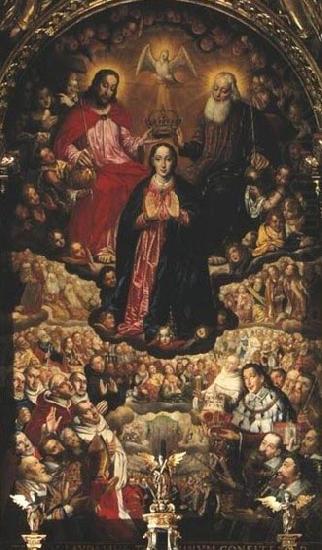 Coronation of the Virgin Mary., Herman Han